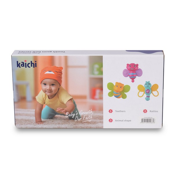 Продукт Kaichi Пчеличка - Комплект дрънкалки 3 бр. - 0 - BG Hlapeta